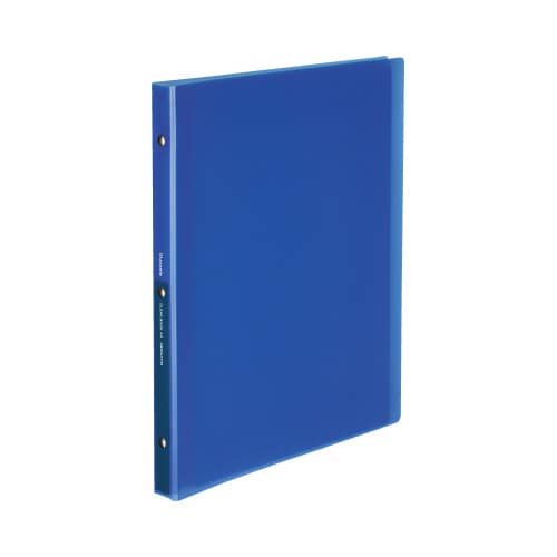 クリヤーブックグラッセル替紙式A4 ブルー 5冊