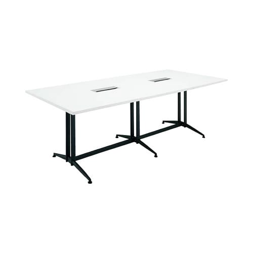 T字脚大型会議テーブル2110基本ホワイト