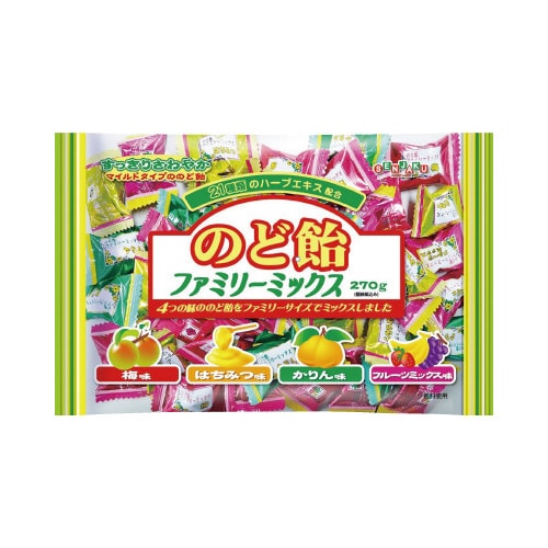 のど飴ファミリーミックス 270g