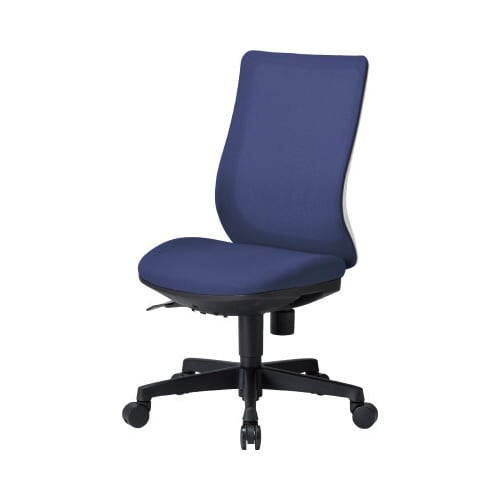 OA3200 WH Mバック ダークブルー肘なし