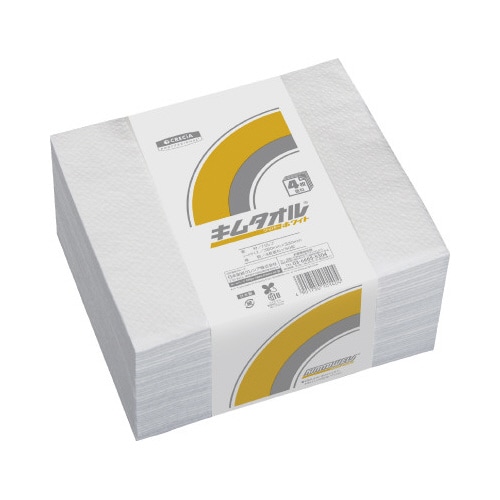 キムタオルホワイト 4つ折り 50枚入