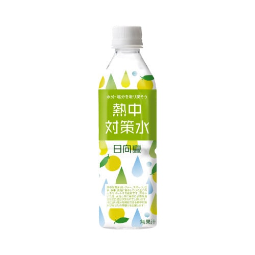熱中対策水メッセージ付き 日向夏味 24本入