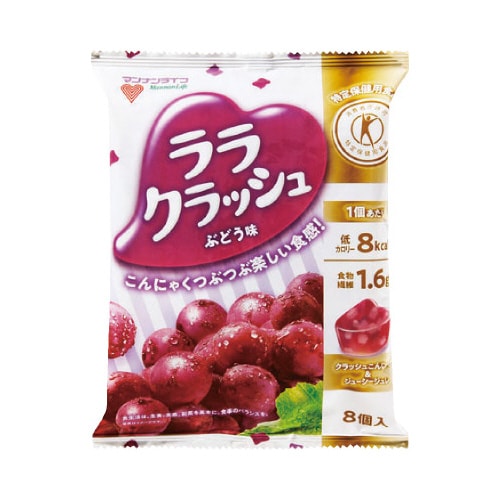 蒟蒻畑ララクラッシュぶどう味 24gX8個 x12