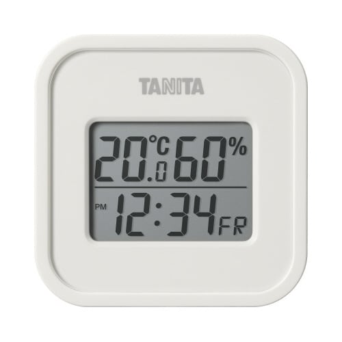 デジタル温湿度計 TT588 アイボリー