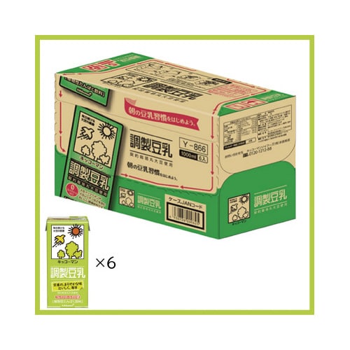 調製豆乳 6本