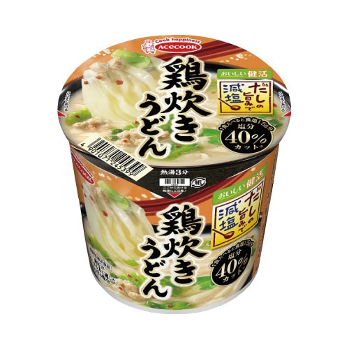 だしの旨みで減塩 鶏炊きうどん 12個