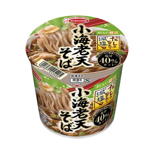 だしの旨みで減塩 小海老天そば 12個
