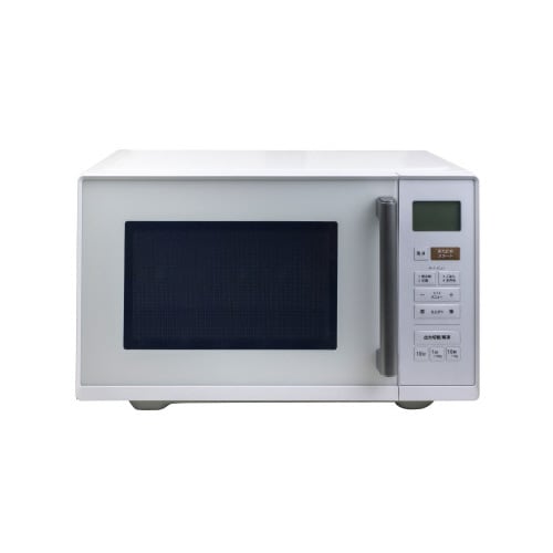 大型フラット電子レンジ23L WH色