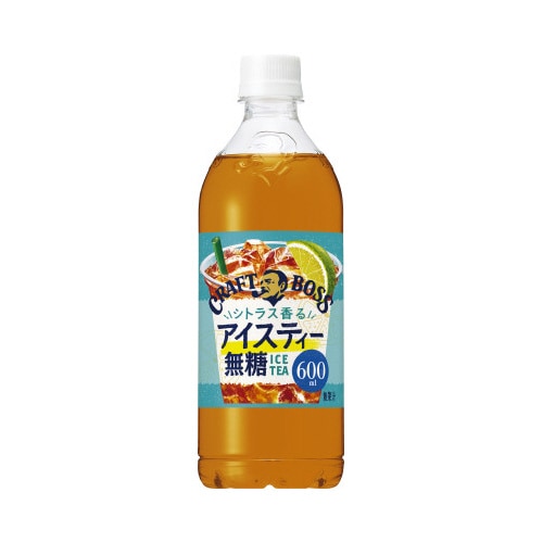クラフトボスアイスティー 無糖600ml 24本