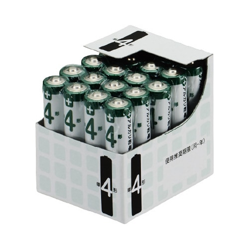 取り出しやすいアルカリ乾電池単4形 20本×10