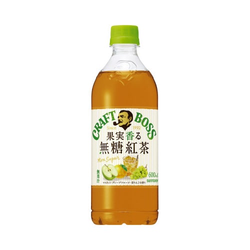 クラフトボス 果実香る無糖紅茶 600ml 24本