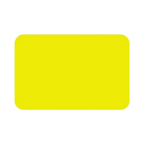 蛍光カード ¥なし イエロー 小 30枚入