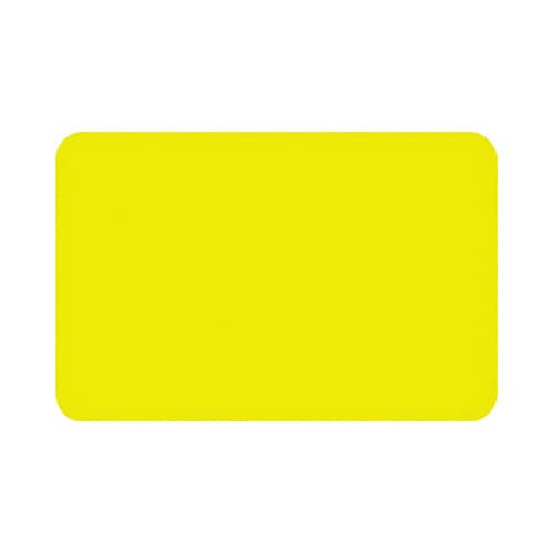 蛍光カード ¥なし イエロー 中 30枚入