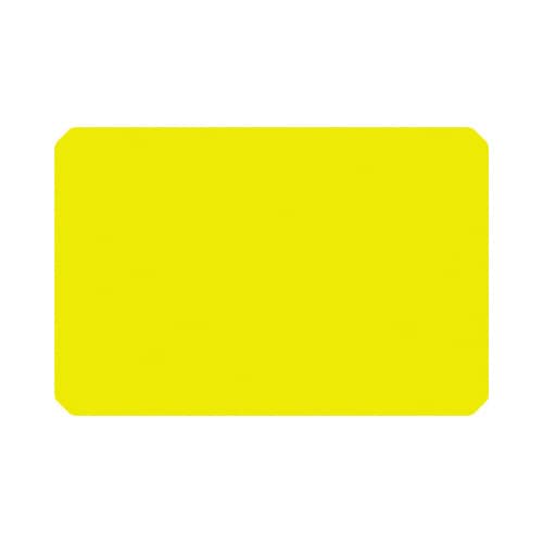 蛍光カード ¥なし イエロー 大 30枚入