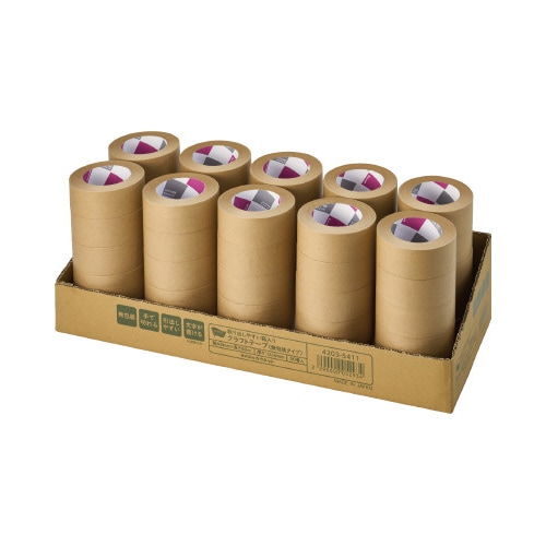 取り出しやすい箱入りクラフトテープ 150巻