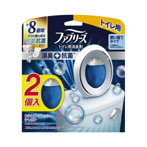 ファブリーズW消臭トイレ抗菌ウルトラFシャボン2P
