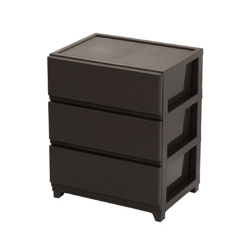 デコニーシーヴォワイド3段 ダークブラウン