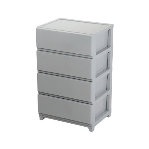 デコニーシーヴォワイド4段 ライトグレー