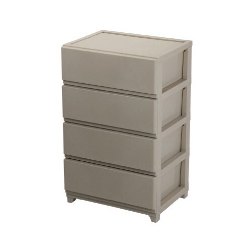 デコニーシーヴォワイド4段 グレージュ