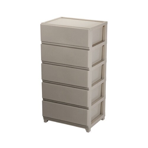 デコニーシーヴォワイド5段 グレージュ