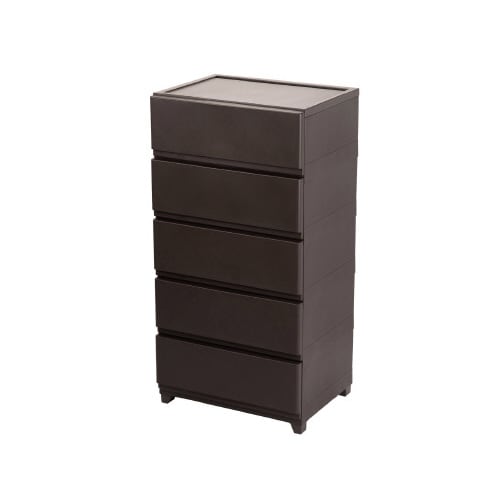 壁付デコニーシーヴォワイド5段 ダークブラウン