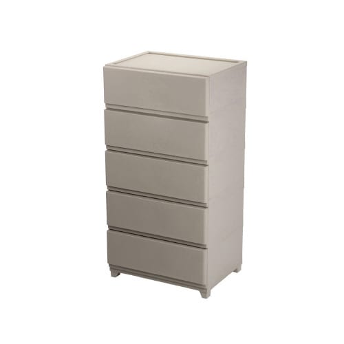 壁付デコニーシーヴォワイド5段 グレージュ