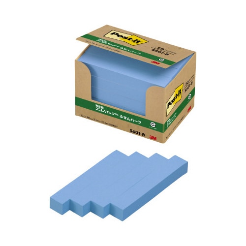 ポストイット 再生紙ふせん75×12.5 青20冊