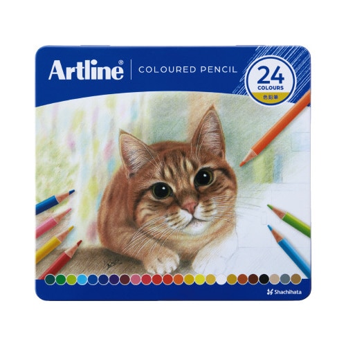アートライン 色鉛筆 24色セット