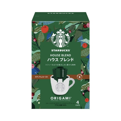 スタバオリガミパーソナルドリップハウスブレンド4袋
