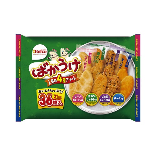ばかうけアソート 36枚入×3