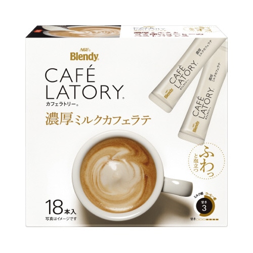 カフェラトリースティック 濃厚ミルクラテ 18本