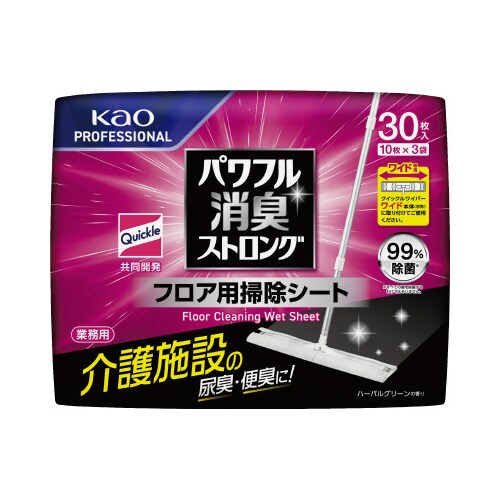 パワフル消臭ストロングフロア掃除シート30枚×4