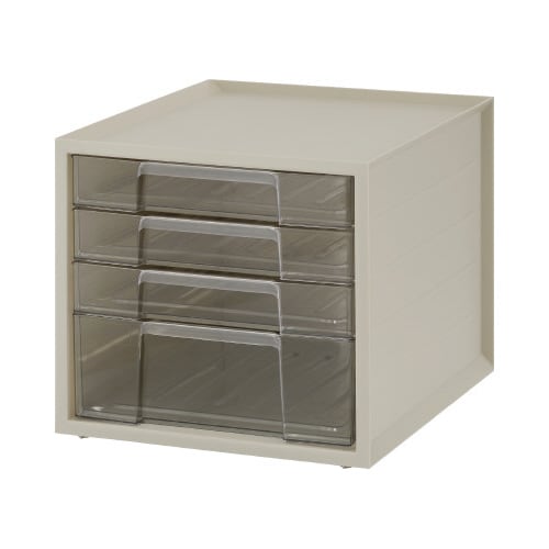 レターケース ホワイト 浅型3段深型1段