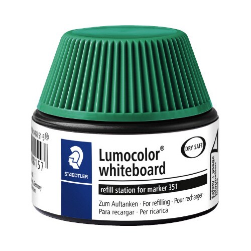 ホワイトボードマーカー用補充インク ルモカラー 緑