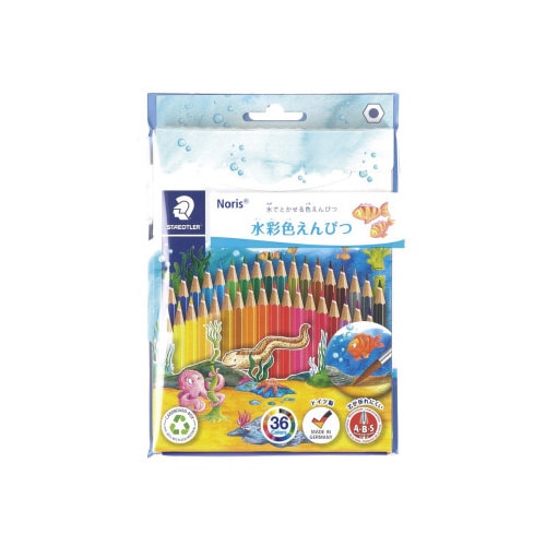 色鉛筆 ノリスクラブ 水彩色鉛筆 36色