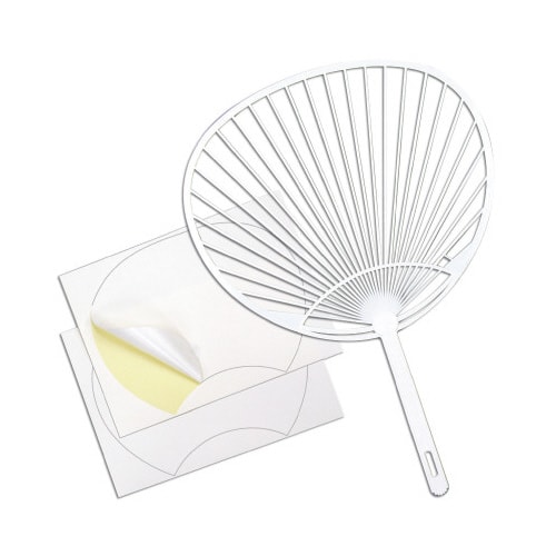 うちわ作り(タック付)