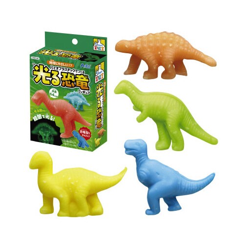 てのひらバイオプラスチックでつくる光る恐竜