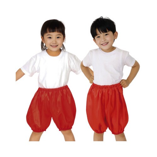 ソフトサテン かぼちゃパンツ Cサイズ 赤
