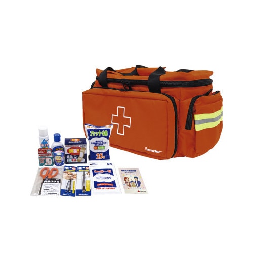 リーダー救急バッグLサイズ(衛生材料セット付)