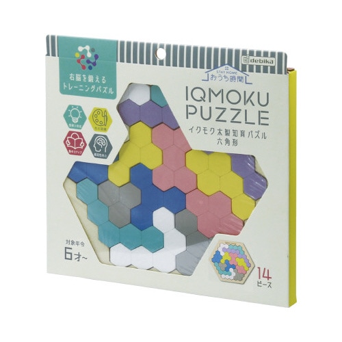 イクモク木製知育パズル 六角形
