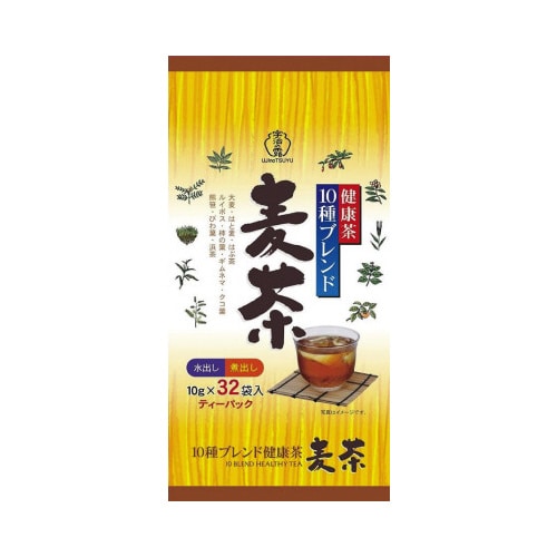 宇治の露 10種ブレンド麦茶 32バッグ入
