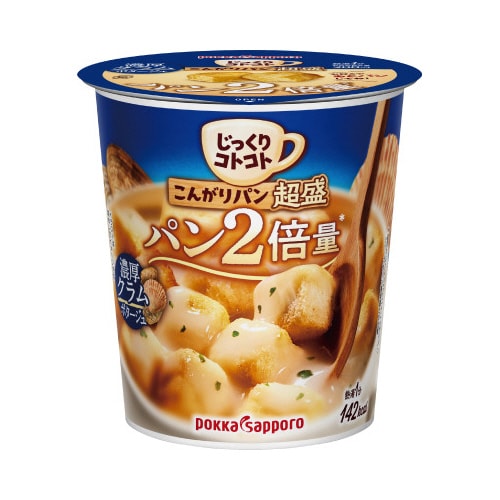 こんがりパン超盛 濃厚クラムポタージュカップ 6個