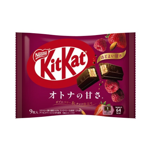キットカットオトナ甘ダブルベリー&ナッツ9枚×3