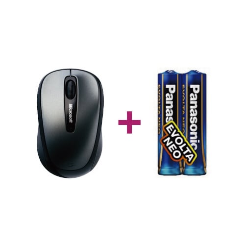 無線モバイルマウス3500 エボルタNEOセット
