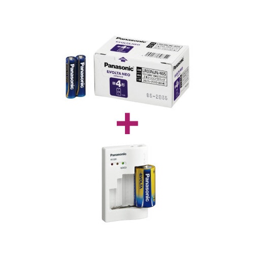 電池チェッカー+エボルタNEO単4 40本