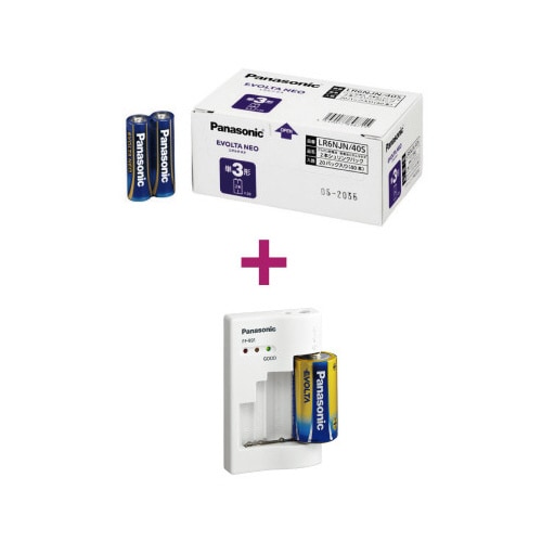 電池チェッカー+エボルタNEO単3 40本