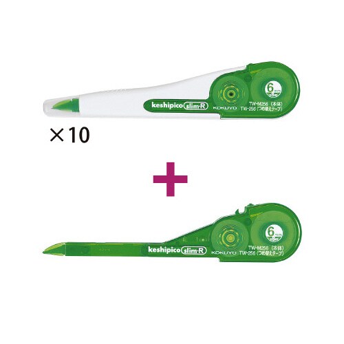 ケシピコスリム6mm(本体10個+替1個)