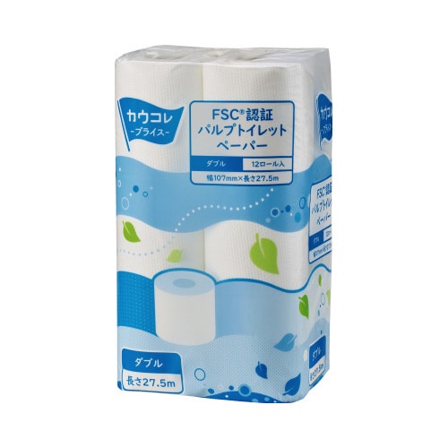 FSCトイレットペーパーW27.5m12個5梱以上