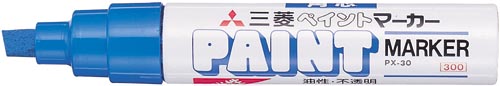 油性マーカー ペイントマーカー 太字 青