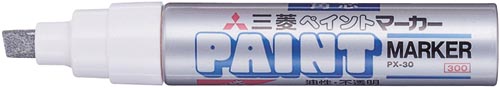 油性マーカー ペイントマーカー 太字 銀